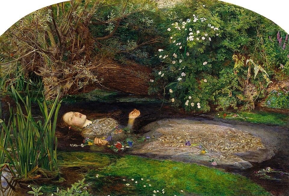 Millais Study Print